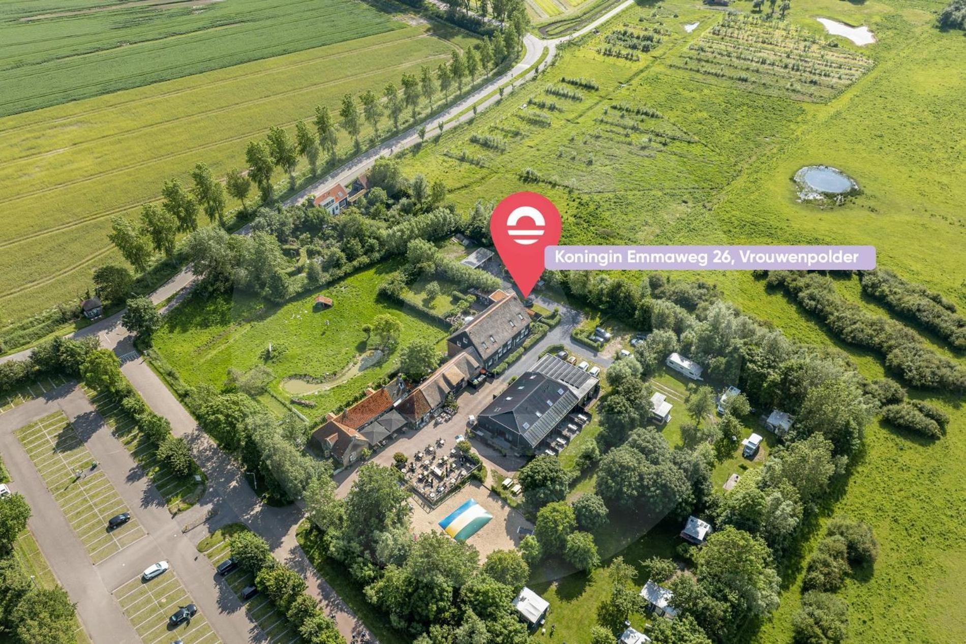 Vakantiewoning - Kon. Emmaweg 26 | Vrouwenpolder 'Uitspanning Oranjezon' 外观 照片