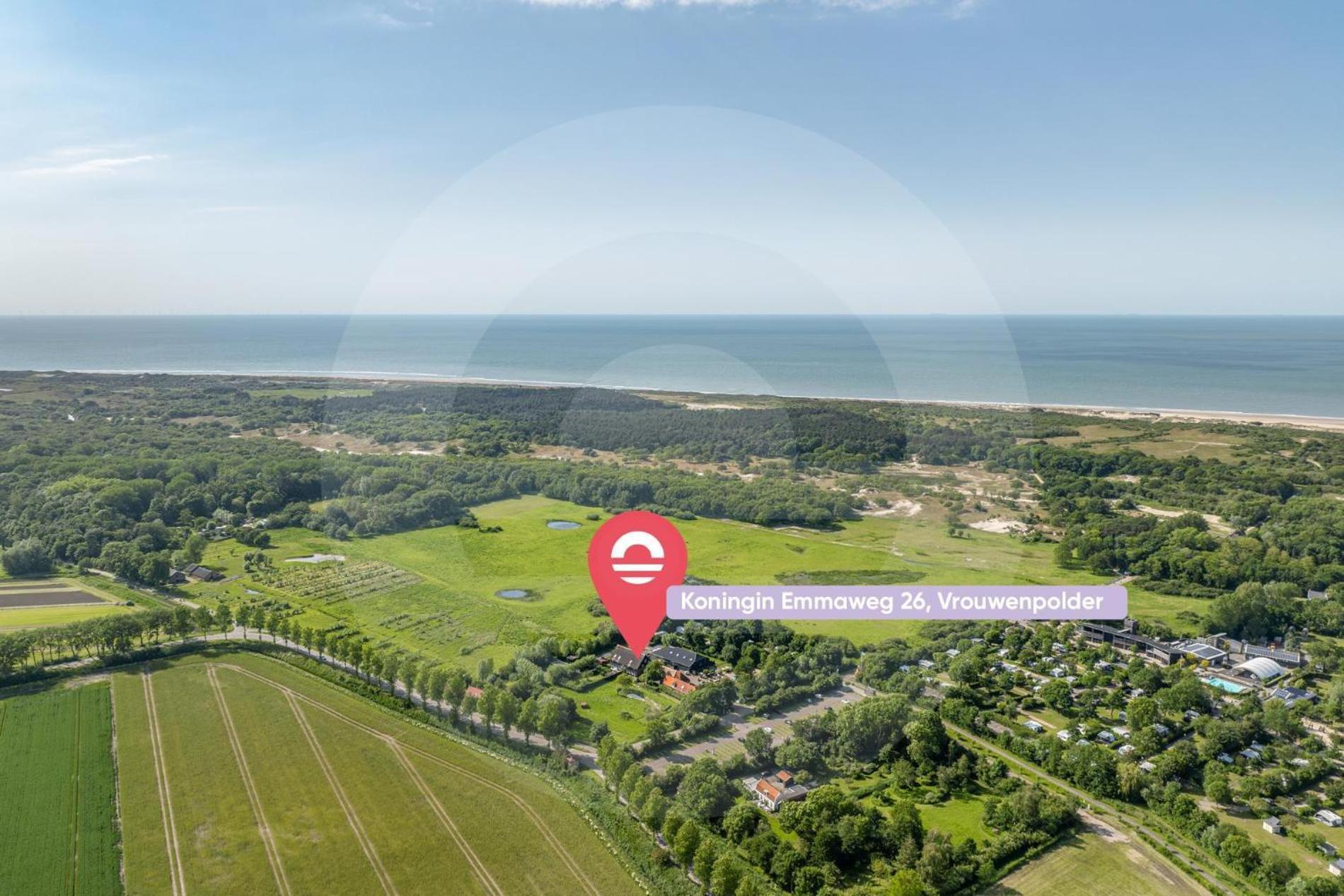 Vakantiewoning - Kon. Emmaweg 26 | Vrouwenpolder 'Uitspanning Oranjezon' 外观 照片